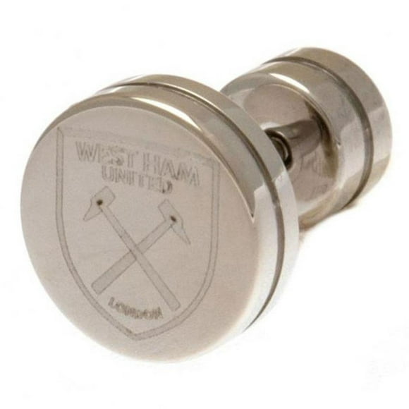West Ham United FC Boucle d'Oreille en Acier Inoxydable