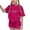 Hot Pink, variant on CYRBOKO Girls Outfit Sets, Elastic Waist Casual St.Patrick's Day Short Sleeve Two-piece Sets Green Size 8 T