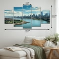 thumbnail image 4 of Designart "Nyc Usa Cityscape Of wall decor IV" Cityscapes Art Living Room Set, 4 of 5