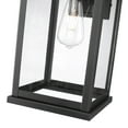 thumbnail image 5 of Millennium Lighting  Bowton II 1 Light Outdoor Wall Sconce in Powder Coat Black 15.375  Inch, 5 of 5