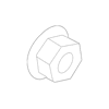 Genuine OE Kia Glove Box Stopper - 84517-2P000BND