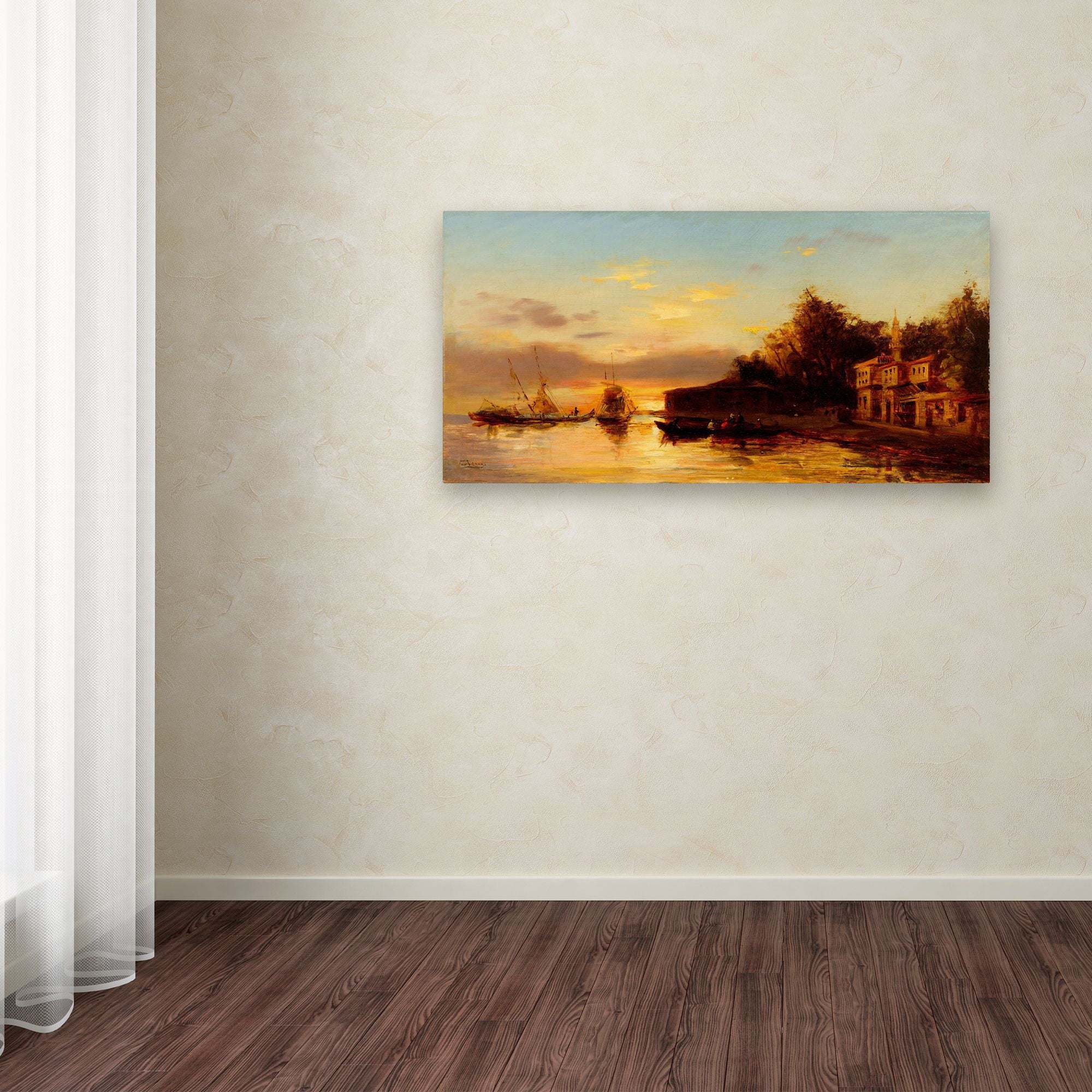 Trademark Fine Art 'View Of Istanbul 2' Canvas Art by Felix Ziem