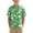 Green, variant on Guluxicc Kids Boys Collar Button Up Shirts Short Sleeve Hawaiian Tropical Print T Shirts Summer Casual Turndown Tops for Vacation
