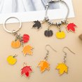 thumbnail image 4 of AURARMLET 40Ud Charms De Calabaza Y Hoja De Arce En Metal Con Delicado Para Joyería, 4 of 7