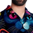 thumbnail image 5 of Cat Men's Short Sleeve Hawaiian Print Button Down Beach Shirt, 5 of 6
