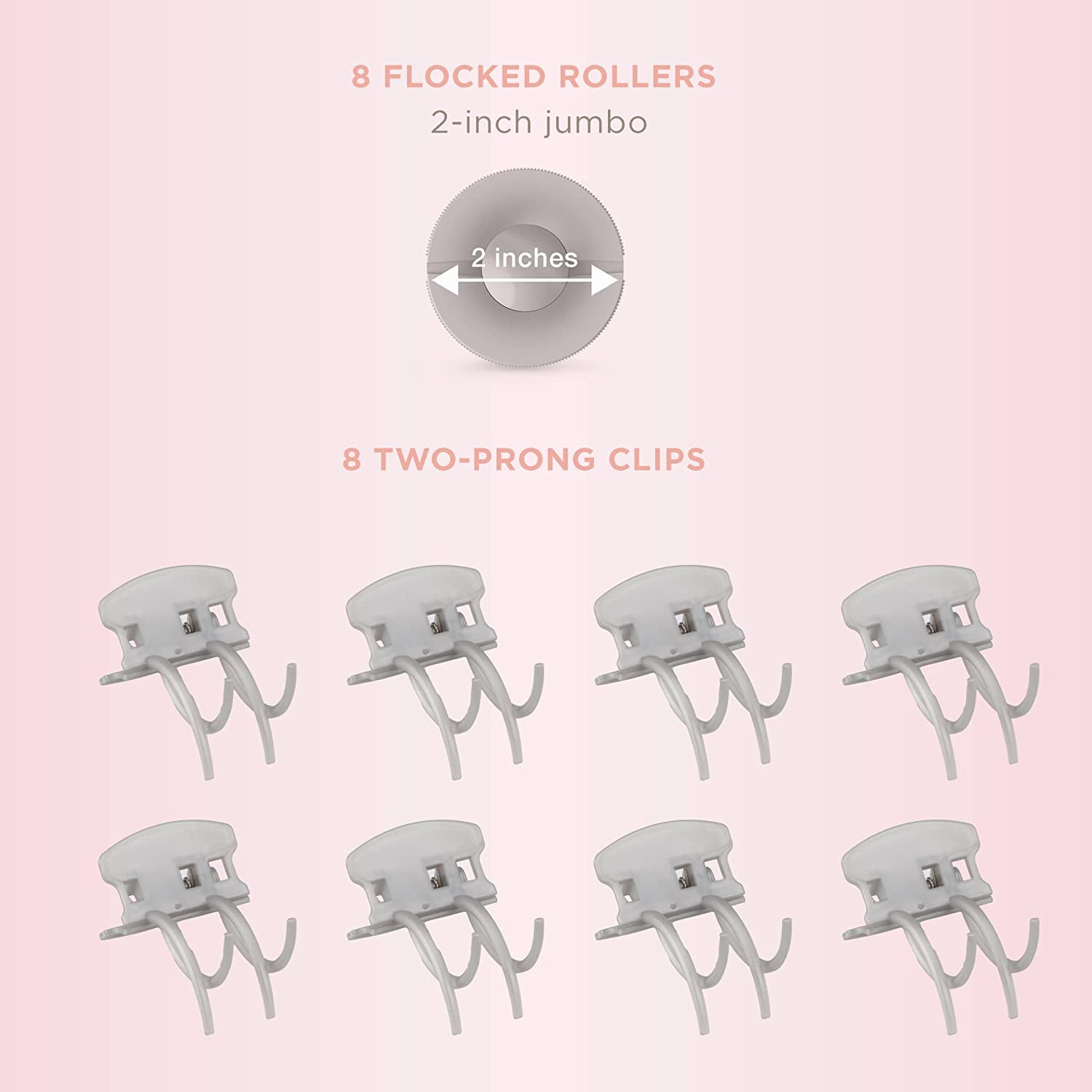 Jumbo Ionic Setter w/8 Ceramic Flocked Rollers