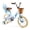 Blue, variant on RULLY 14 inch Girls Bike with Training Wheels, Kids Bicycle with Basket and Doll Seat, Adjustable Seat Height, Ages 3-5, Pink