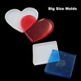 thumbnail image 4 of Silicone Resin Molds Kit - 18-Piece 7 Styles DIY Craft Supplies with Square, Round, Heart Coaster Molds for Epoxy Art, 4 of 5
