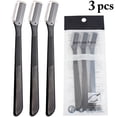 thumbnail image 2 of 3PCS Eyebrow Razor Precision Portable Painless Eyebrow Shaver Facial Razor, 2 of 8