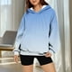thumbnail image 5 of Ailaofu Hoodies for Women Tie Dye Oversized Sweatshirt Plus Size Loose Fit Cute Hoodie Fall Pullover with Pocket, 5 of 7