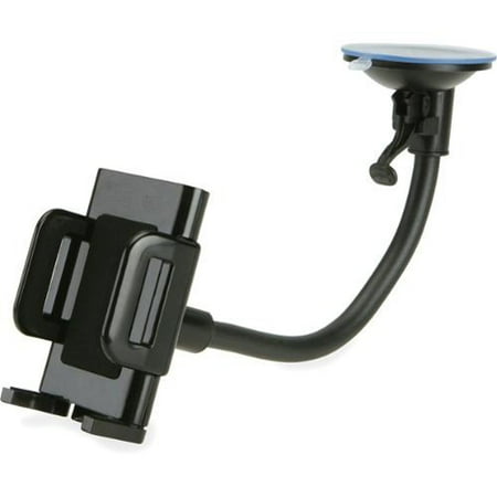 Plus Phone Cradle - iPhone 6S Plus Car Mount Phone Holder Windshield Swivel Cradle Stand Window Glass Dock Strong Suction Gooseneck X5Z