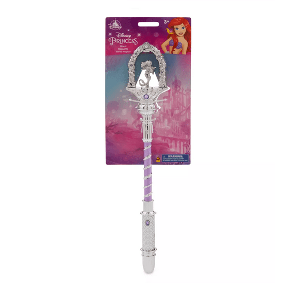 Disney Princess The Little Mermaid Ariel Light-Up Wand Toy New with Card