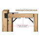 thumbnail image 3 of Kit de puerta antihundimiento y pestillo de puerta – Soporte de esquina de puerta con bisagras de puerta resistente para vallas de madera, soporte de esquina de puerta sin caída para puertas, entradas, 3 of 7