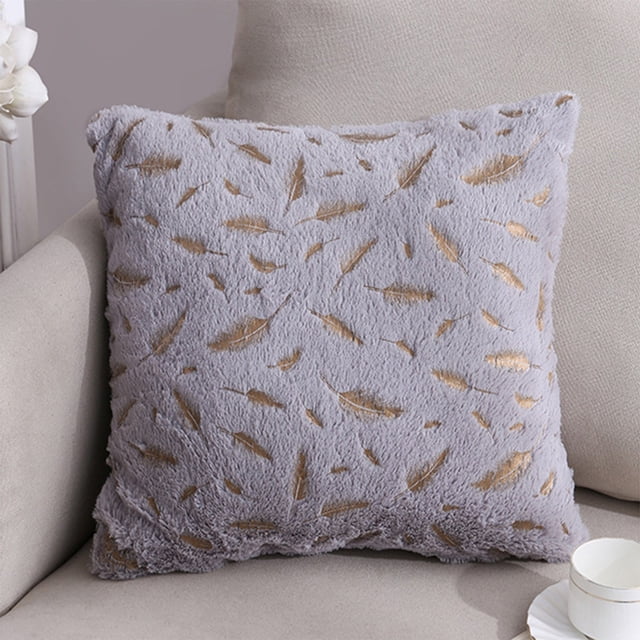 Fiudx Funda de Almohada, Elegante Funda de Cojín de Algodón, Suave y Decorativa, con Cremallera Invisible, Ideal para Decorar El Hogar, Ideal para Sala de Estar o Exterior, Lavable a Máquina.