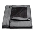 thumbnail image 1 of Lona De Polietileno Uso Super Rudo Gris/negro 180 Gr 5x6 M, 1 of 6