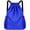Blue, variant on Drawstring Backpack for Women and Men, Small Side Sack for Gym, Basketball and Soccer, Black