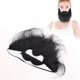 thumbnail image 5 of Disfraz De Barba Negra, Barbas Falsas Para Hombres, Barbas Falsas Negras, Vello Facial Falso, Bigotes Falsos, Franela Para Fiestas, Teatro, Cosplay, 5 of 7