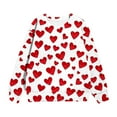 thumbnail image 7 of KyCheLot Girls Cute Sweatshirts Valentine's Day Printed Long Sleeve Casual Sports Crewneck Warm Pullover Tops 1-15 Years, 7 of 7