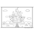 thumbnail image 2 of VWAQ Coloring Wall Prints - Princess Castle Dry Erase Whiteboard Decal - DRV8, 2 of 2