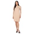 thumbnail image 3 of MeMoi Women's Bonded Long Sleeve Slip Dress - Womens - Female, L, Black, 3 of 11