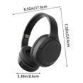 thumbnail image 3 of Foqnuq Wireless Bluetooth Headphones Over-Ear Noise Cancelling Long Battery Life Foldable Sports Music and Gaming Headset, 3 of 6