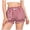 Red, variant on Girls' Sweet Gingham Ruffle Bloomer Shorts with Elastic Waist & Bow - Cute Summer Beach Vacation & Casual Play Wear Shorts