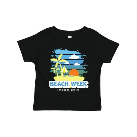 

Inktastic Beach Week Los Cabos Mexico with Palm Trees Gift Toddler Boy Girl T-Shirt