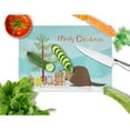 thumbnail image 2 of Caroline's Treasures Eurasian Beaver Christmas Glass Cutting Board Large, 2 of 2