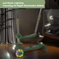 thumbnail image 2 of Kids Kick Scooter With 3 Light Up Wheels, Toddler Scooter With Adjustable Handlebars & Folding Seat For Boys/ Girls Up To 200lbs In Green, 2 of 9