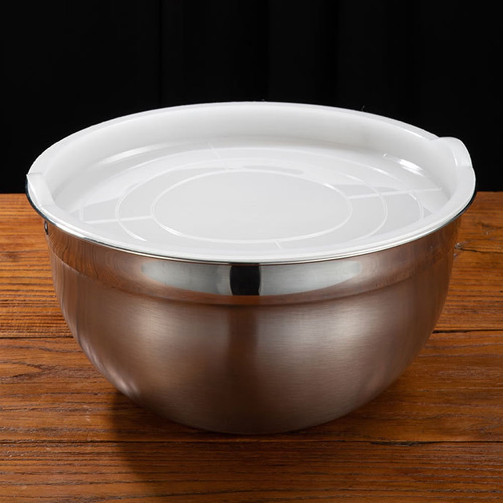 stainless mixing bowls with lids
