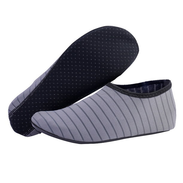 Eigraketly 1 par de zapatos de playa antideslizantes de secado rápido calcetines descalzos Surf Drafting Underwater adultos niños gris M Type3 NO3