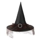thumbnail image 1 of Sombreros de Halloween, sombrero de encaje de bruja, sombrero ancho acorralado para fiesta de festival, sombrero de poliéster para mujer, 1 of 2