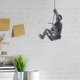 thumbnail image 2 of Adorno Decorativo Decoración Figura de pared de fondo de escultura de roca de escalada de hombre retro de estilo nórdico (B) Tmvgtek Libre de BPA, 2 of 4