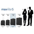 thumbnail image 5 of Travelpro Maxlite 5 Softside Expandable Spinner Wheel Luggage, Black, Checked-Medium 25-Inch, 5 of 5