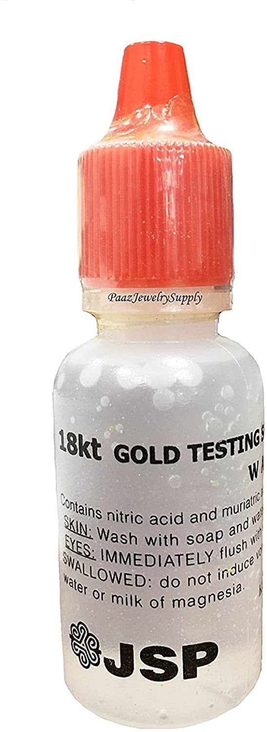 12 Bottles 18k Test Testing Acid Gold Tester