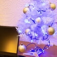 thumbnail image 3 of Mini Árbol de Navidad blanco para mesa y escritorio 60 cm, 3 of 4