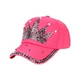 thumbnail image 3 of WCJM Visors For Women Polyester Duck Tongue Cap Hot Pink Visors One Size, 3 of 4