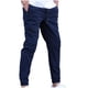 thumbnail image 2 of Pantalones largos para hombre, casuales, a la moda, con cremallera y bolsillos, pantalones cargo con cordón elástico en la cintura, pantalones largos de rayón para hombre., 2 of 3