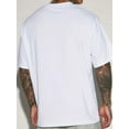 thumbnail image 2 of Camiseta con estampado de Brooklyn, Nueva York. Estilo urbano elegante y transpirable para hombre. Camiseta sencilla y cómoda. Camiseta informal de manga corta con cuello redondo para verano. Camiseta, 2 of 4