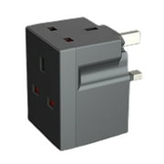 3 Way Triple Plug Adaptor - Multi Plugs Extension Sockets Adapter - UK 3 Pin