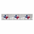 thumbnail image 2 of MKHERT Texas State Map with America Map on Wood Background Table Runner Home Decor for Wedding Banquet Decoration 16x72 Inch, 2 of 2