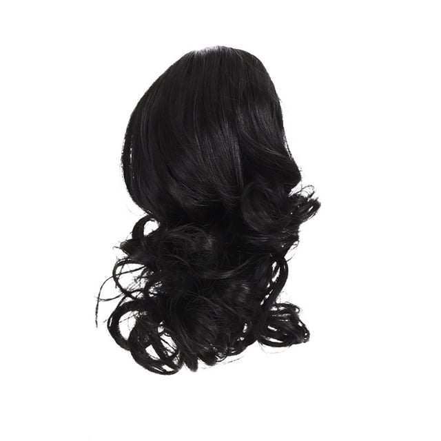 Qarigey Extensión de peluca de fibra de alta temperatura decorativa de moda reemplazo Artificial Cosplay cola de caballo postizo pelo falso Cuidado del cabello Tipo 1