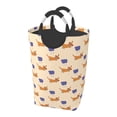 thumbnail image 2 of Vsdgher Dachshund Print Square Laundry Bag Large Collapsible Dirty Clothes Bags With Handles Waterproof Essentials Storage For College Dorm, Family, 2 of 6