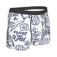 thumbnail image 3 of Balery World Travel2 Men's Boxer Briefs, Soft and Breathable Cotton Underwear with nylon Waistband-Small, 3 of 9