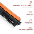 thumbnail image 5 of Toner Kingdom 4-Pack Compatible Toner Cartridge for Canon 051 ImageCLASS LBP162dw 1692dwkg LBP161dn 161ic Printer (Black), 5 of 7