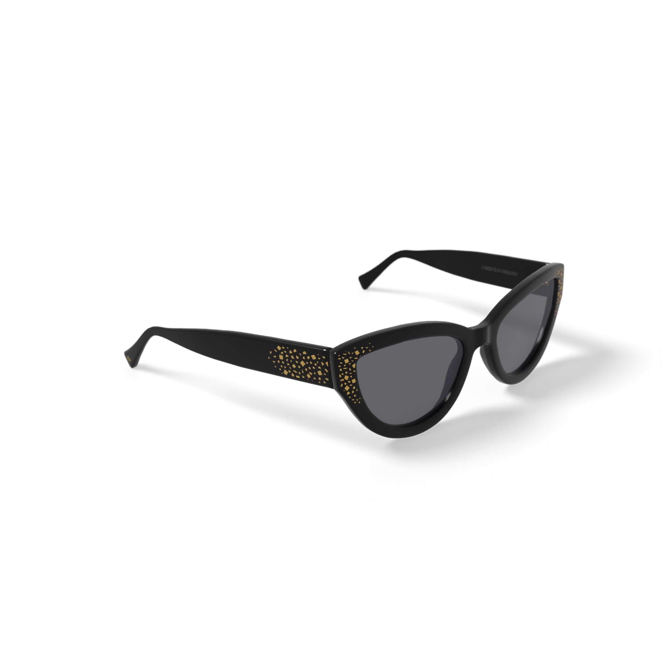 Christian Siriano Rx'able Womens Sunglasses, Penelope, Black, 54.5-19.0-141