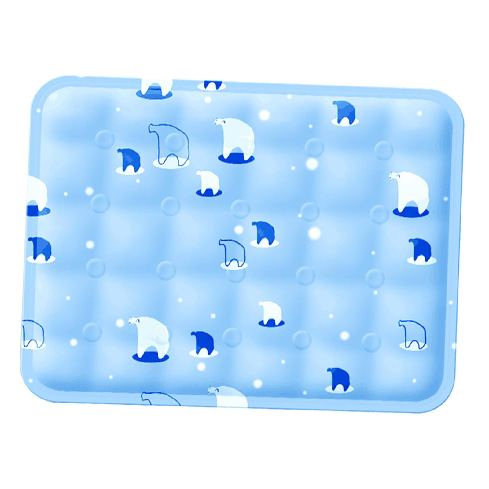 Dog Cooling Mat Dog Bed Mattress Puppy Bed Foldable Waterproof Dog Cooling Pad Cooling Cushion Sleeping Pad for Home Puppy Car Indoor Travel 50cmx60cm