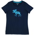 thumbnail image 1 of Navy Moose Womens Pajama T-Shirt, 1 of 1