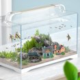 thumbnail image 3 of Resin Aquarium Ornament Mini Cottage House Fish Tank Decoration Rural Village Landscape Decor for Aquatic Scenery, 3 of 4