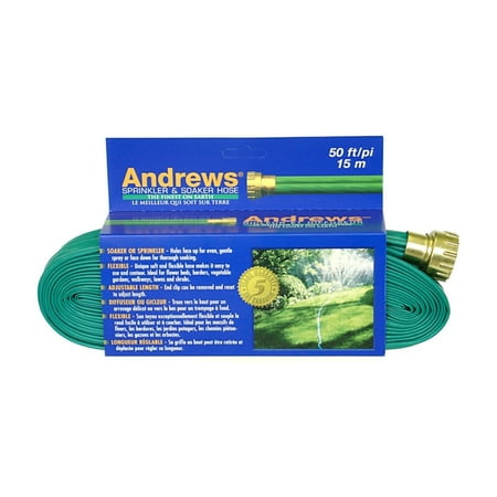 Andrews 10-12349 100' Tube Sprinkler & Soaker (Best Soaker Hose For Foundation)
